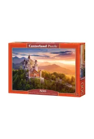 Puzzle 500 el. View of the Neuschwanstein Castle, Germany Castorland