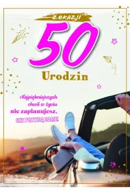Armin Style KARNET URODZINY 50 B6 Z KOP AS GM-928 FOL
