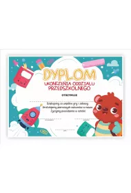 LearnHow Dyplom A4 ukoczenia o. przedszkolnego - Mi 30szt