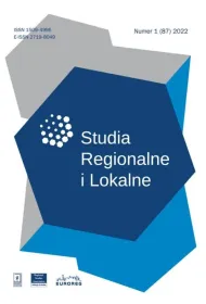 Studia Regionalne i Lokalne 1/2022