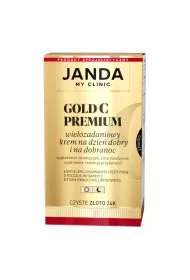 Janda Gold C Premium wielozadaniowy krem do twarzy na dzie dobry i na dobranoc 50 ml