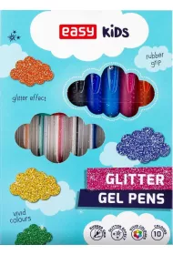 Easy Stationery �elopis brokatowy turkusowy 10 szt.