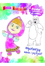 Wodne kolorowanie. Masza i Nied�wied�. Fioletowa ok�adka
