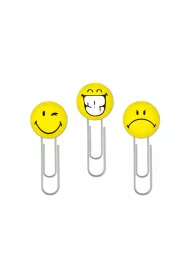 Herlitz Spinacze Smiley World Fancy 6 szt.