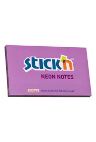Stickn Notes samoprzylepny neon fioletowy 12.7 x 7.6 cm