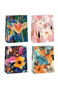Pan Dragon Torebka ozdobna du�a A4 kwiaty, 26x32x12cm mix wzor�w, 002-flower11