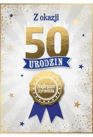 Armin Style KARNET URODZINY 50 B6 Z KOP AS GM-1295 FOL