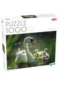 Puzzle 1000 el. �ab�d� na jeziorze z dzie�mi Tactic
