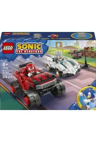 LEGO Sonic the Hedgehog Silver w samochodzie kontra Knuckles w monster trucku 77118