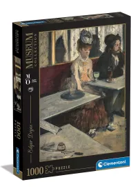 Puzzle 1000 el. Museum Collection: Degas Dans un cafe Clementoni