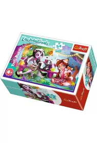 Puzzle mini 54 el. Weso�y dzie� Enchantimals 2 Trefl