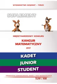 Kangur7 Matematyka z w. kangurem 2017 (Kadet/Junior/Student)