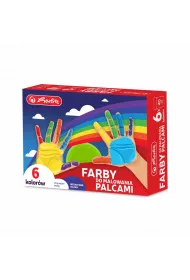 Herlitz Farby do malowania palcami 6 kolorw