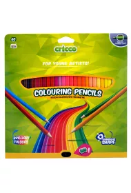 Cricco Kredki trjktne z temperwk 60 szt.