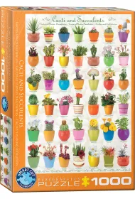 Puzzle 1000 el. Cacti & Succulents Eurographics