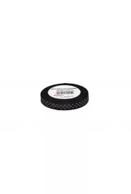 Wst��ka satynowa w kropki 12mm x 22m