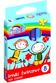Fiorello Kredki �wiecowe 8 kolor�w