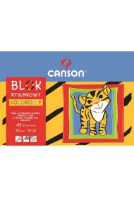 Canson Blok rysunkowy kolorowy A3 80g, 10 arkuszy