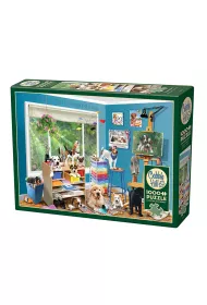 Puzzle 1000 el. Szczekaj�cy asystenci Cobble Hill
