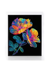 Diamond Dotz Haft diamentowy - Adults Flocked Neon Floral 35.5x45.7cm