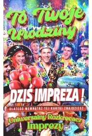 Yeku Karnet Urodziny m�skie