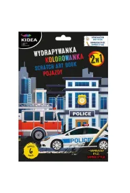 Wydrapywanka z kolorowank� 2w1 Pojazdy