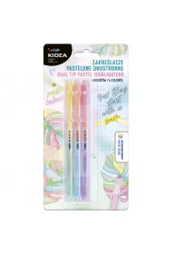 Derform Zakre�lacze pastelowe dwustronne 6 kolor�w