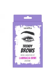 Venita Trends zestaw do laminacji brwi szczoteczki + klej + farbka + utrwalacz