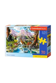 Puzzle 70 el. Zwierz�ta le�ne Castorland