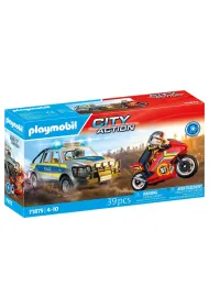 Playmobil Action Heroes Po�cig policyjnym pick-upem 71875