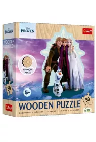 Puzzle drewniane 50 Ulubiona Kraina Lodu TREFL
