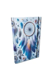 EV-Corp Notes A5 z gumk� Soft Touch �apacze Sn�w Blue kratka