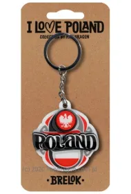 Brelok I love Poland Pozna�