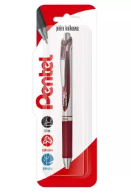 Pentel Pi�ro kulkowe EnerGel BL77 burgundowy 0.7mm