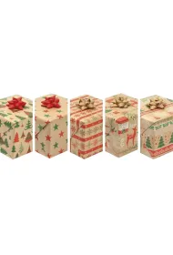 Pol-Mak Torebki Papier ozdobny rolka kraft P2 200x70cm Gwiazdka zest. 5, Pol-Mak