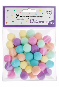 Interdruk Pompony do dekoracji Unicorn