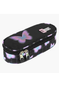 St. Majewski Pi�rnik saszetka usztywniona z wewn�trzn� klapk� Pastel Butterfly