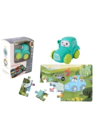 Auto puzzle 20 el. Przygoda drogowa - traktor Pro Kids