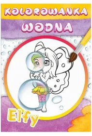 Kolorowanka wodna. Elfy