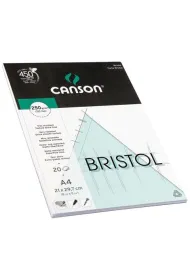 Canson Blok bristol A4 g�adki, 250g, 20 arkuszy