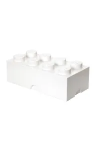 Pojemnik klocek LEGO Brick 8 Bia�y