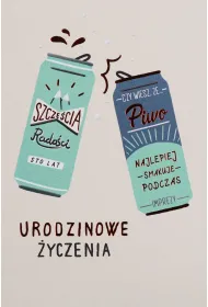 Karnet okazjonalny B6 z kopert� Urodziny M�czyzna PAN DRAGON HM200-3018