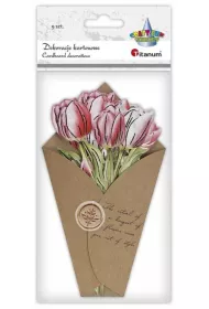 Titanum Dekoracje kartonowe Flower Letter tulipany 9 szt.