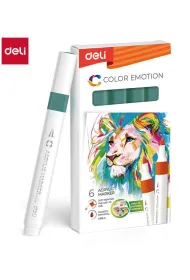 Deli Marker akrylowy pastel green