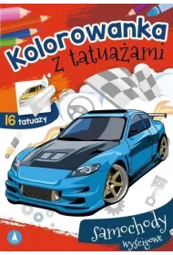 Malowanka A5  Kolorowanka z tatua�ami. Samochody wy�cigowe SKRZAT 076431