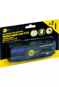Grand Markery + G�bka do tablic sucho�cieralnych YellowOne 2 kolory