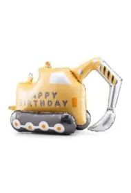 PartyDeco Balon foliowy Koparka 49x76.5cm