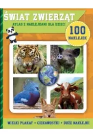 100 naklejek �wiat zwierz�t