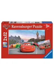 Puzzle 2X12 Zygzak McQueen i przyjaciele * Ravensburger