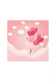 Godan Serwetki Kolekcja Love Is In The Air r�owe 33x33 cm